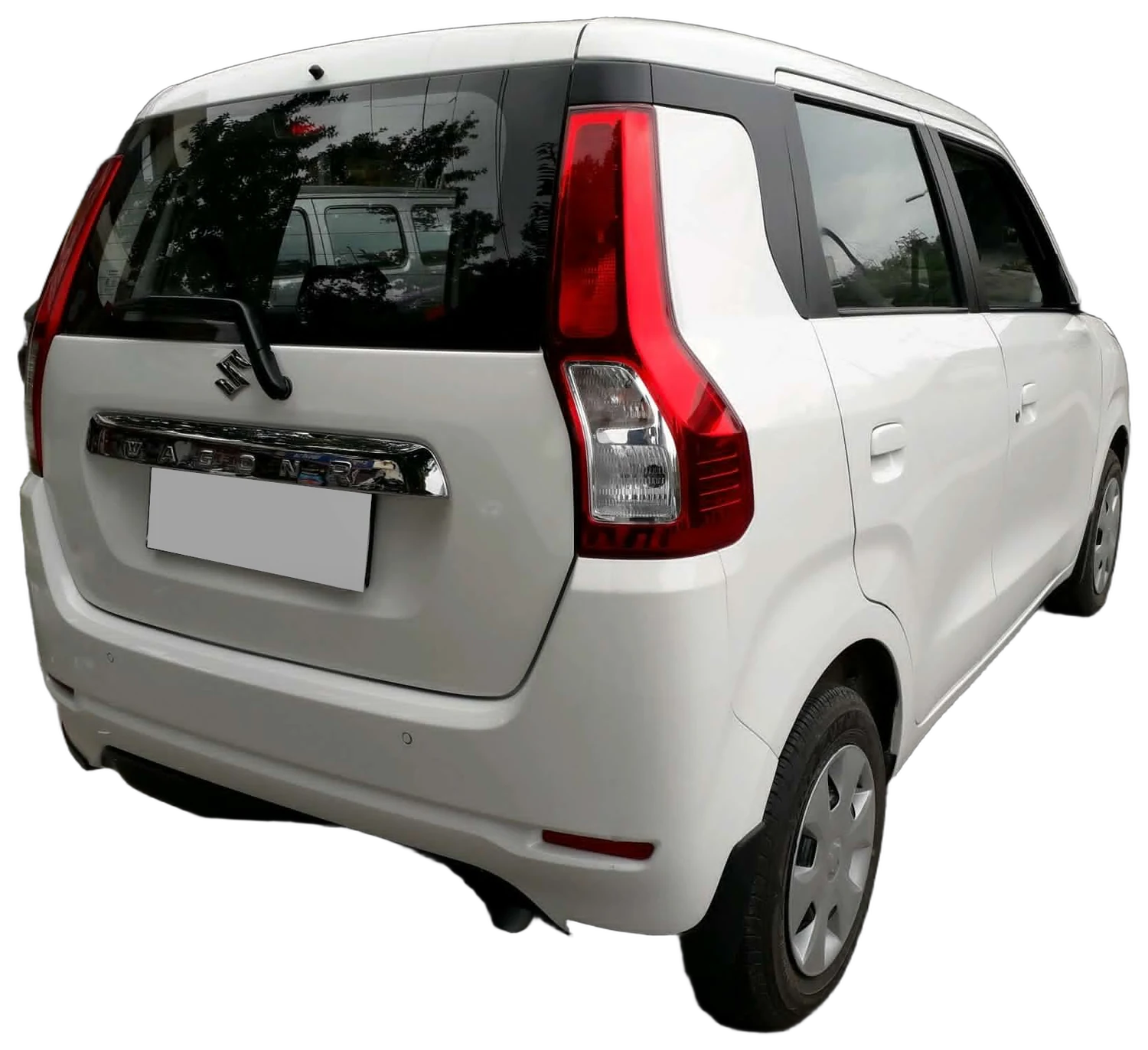 New WagonR training car representing controlled driving on the road